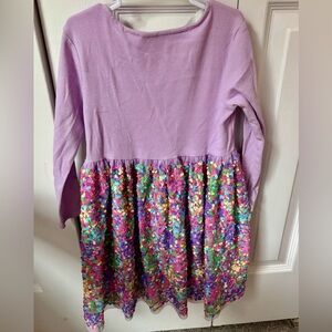 H&M Sequin Dress with Long Sleeve Top